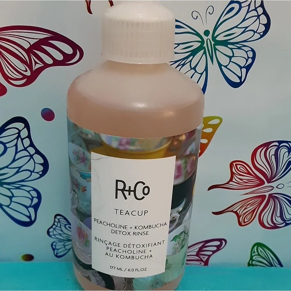 NEW R + Co TEACUP Peacholine Detox Rinse - Picture 1 of 3